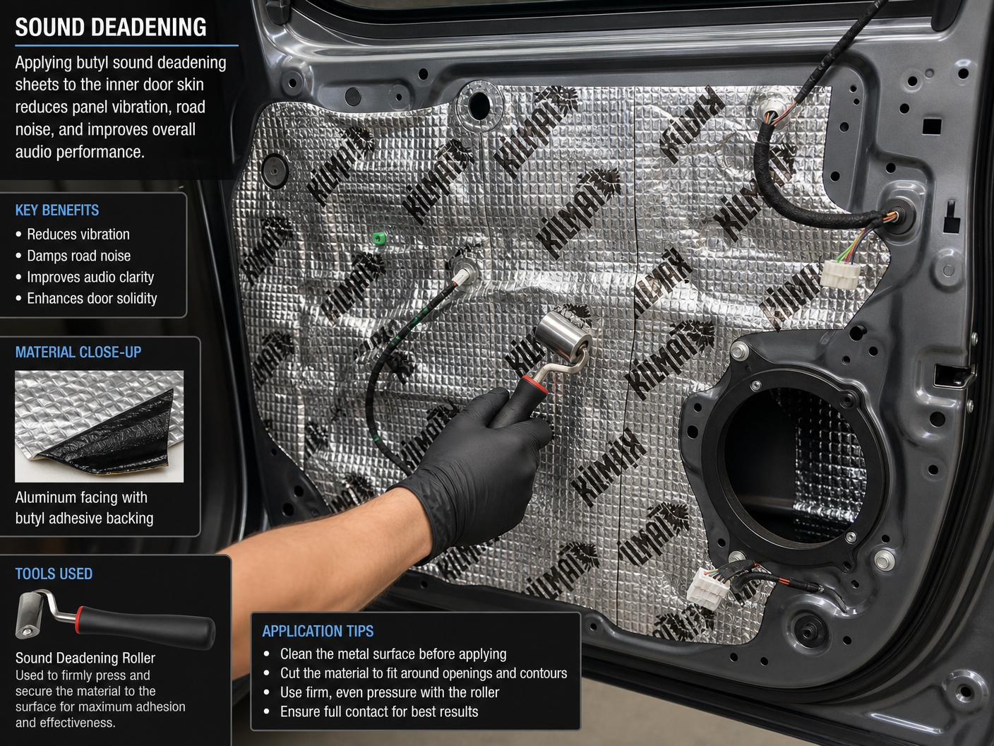 Sound Deadening in Car Door