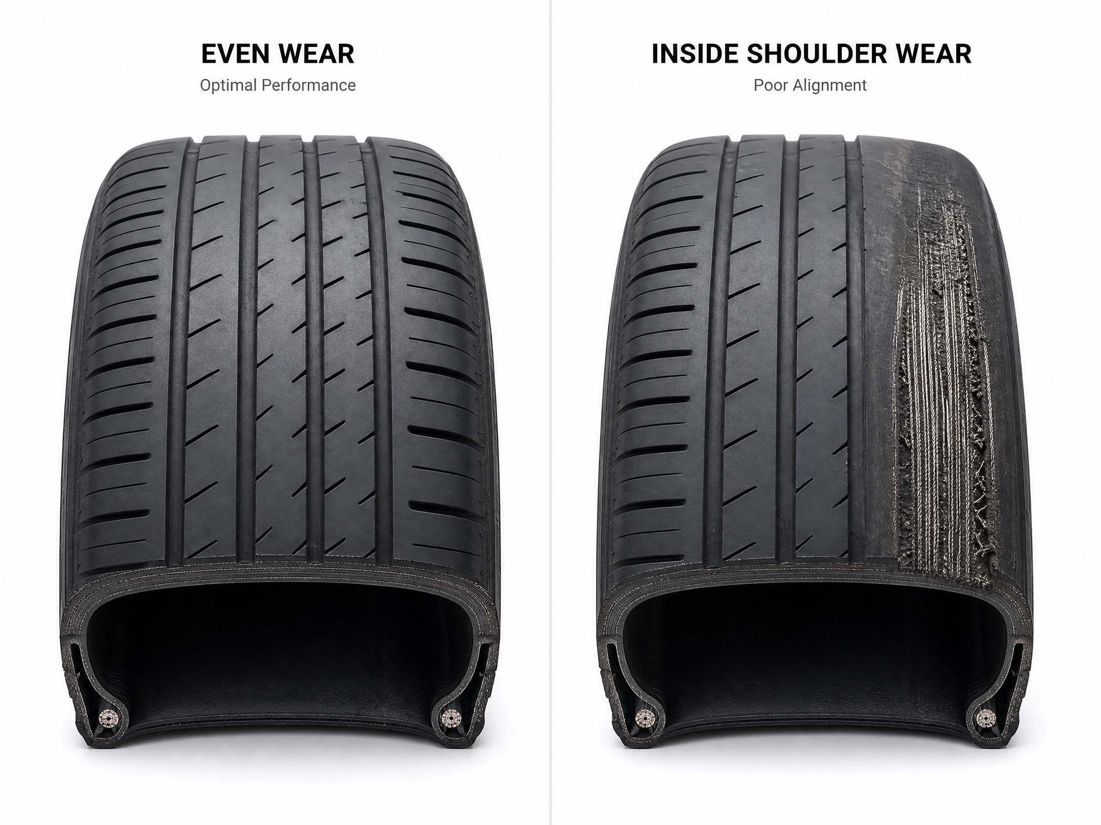even vs uneven tire wear