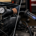 Automotive diagnostics in a garage setting