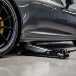 image showing low-profile floor jacks for lowered cars