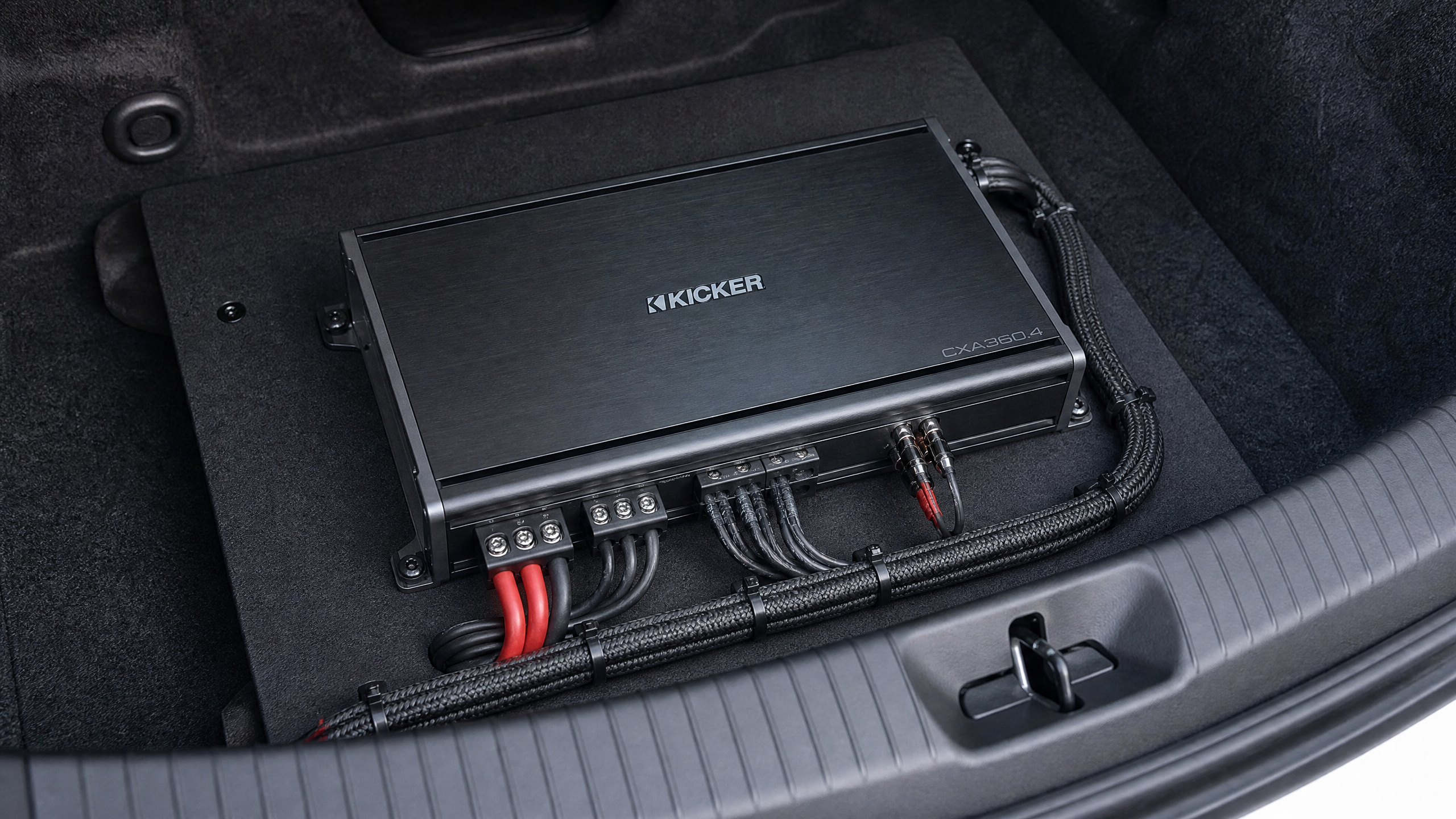 Car amplifier mounting
