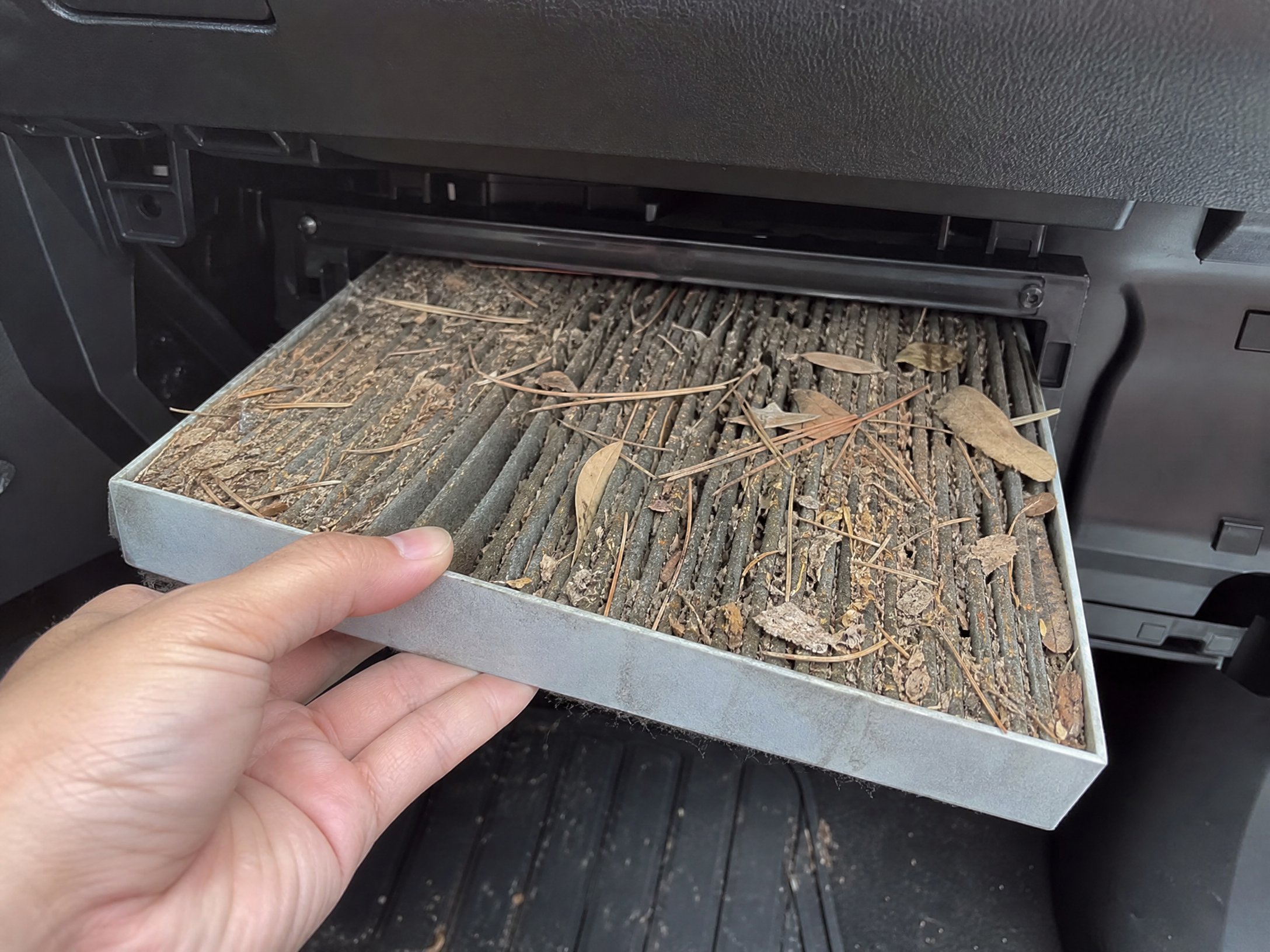 Dirty Cabin Air Filter