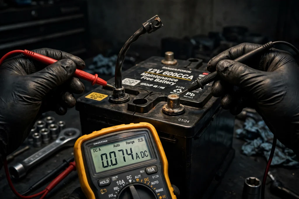 Why Does My Car Battery Keep Dying Overnight? 7 Parasitic Drains You Can Check With a Multimeter