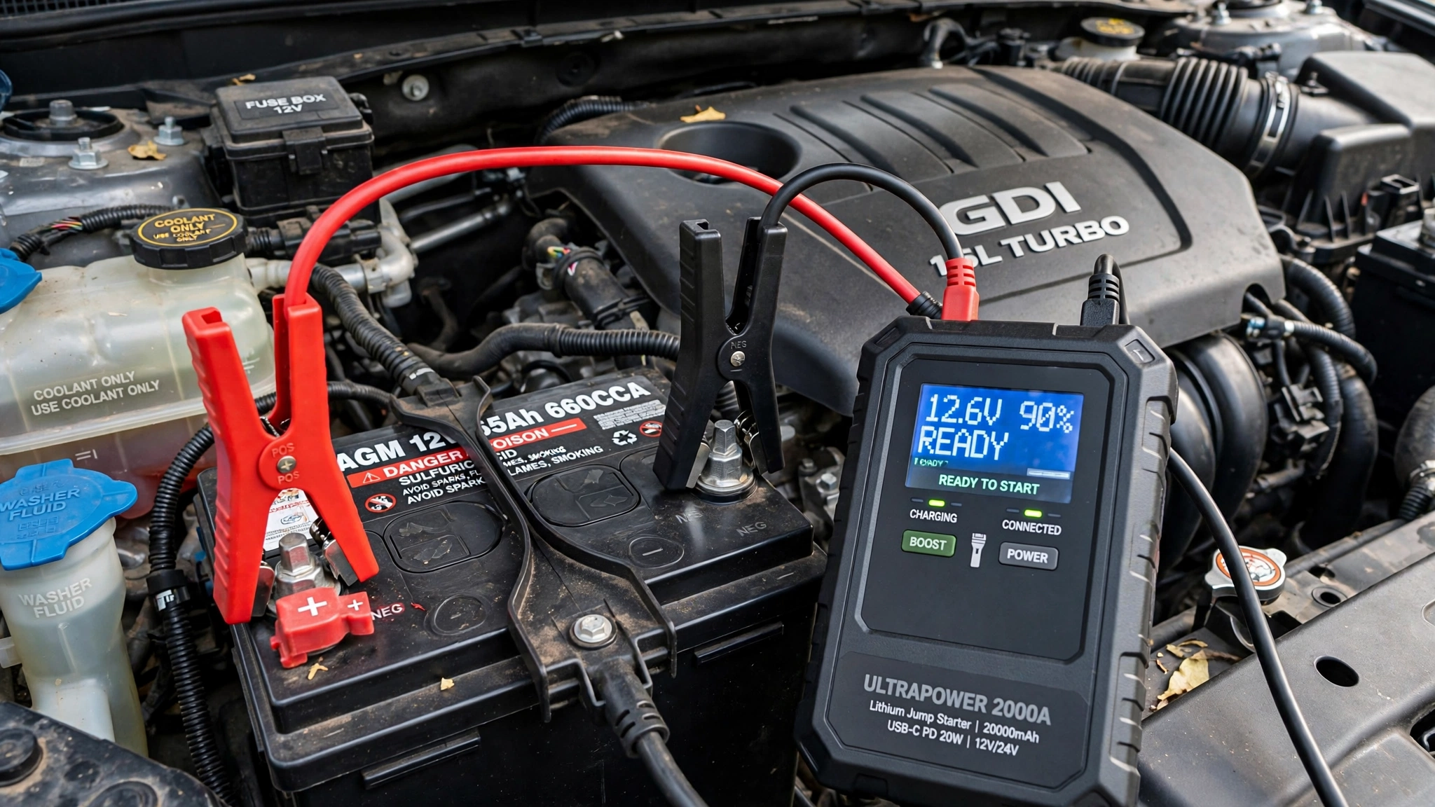 How to Jump Start a Car With a Portable Jump Starter (No Second Car Needed)