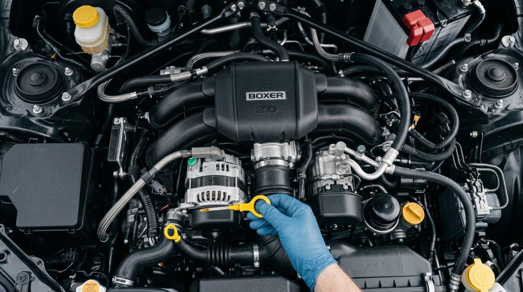 engine oil dipstick