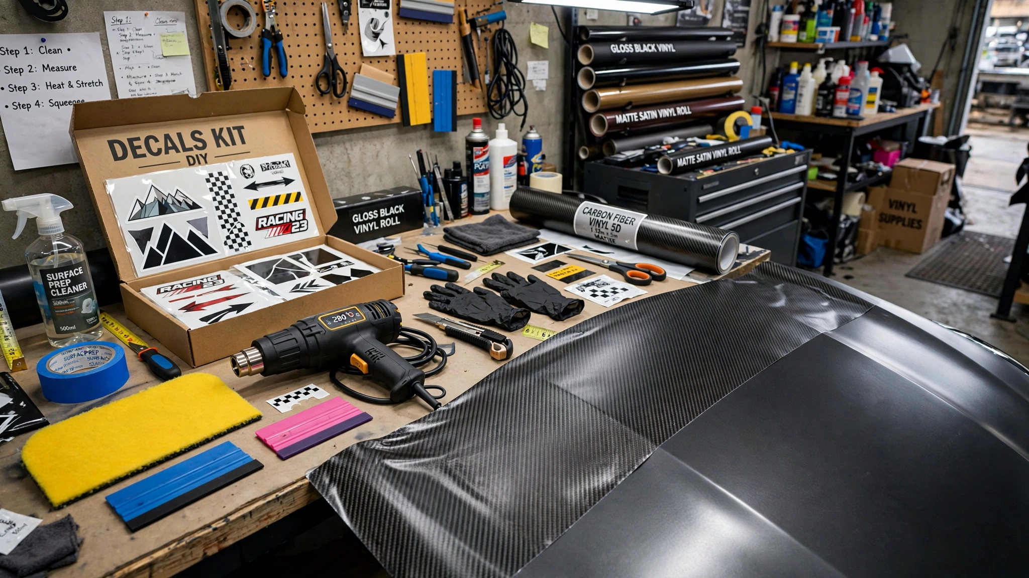 10 Creative Car Decals and Vinyl Wrap Tools for DIY Styling
