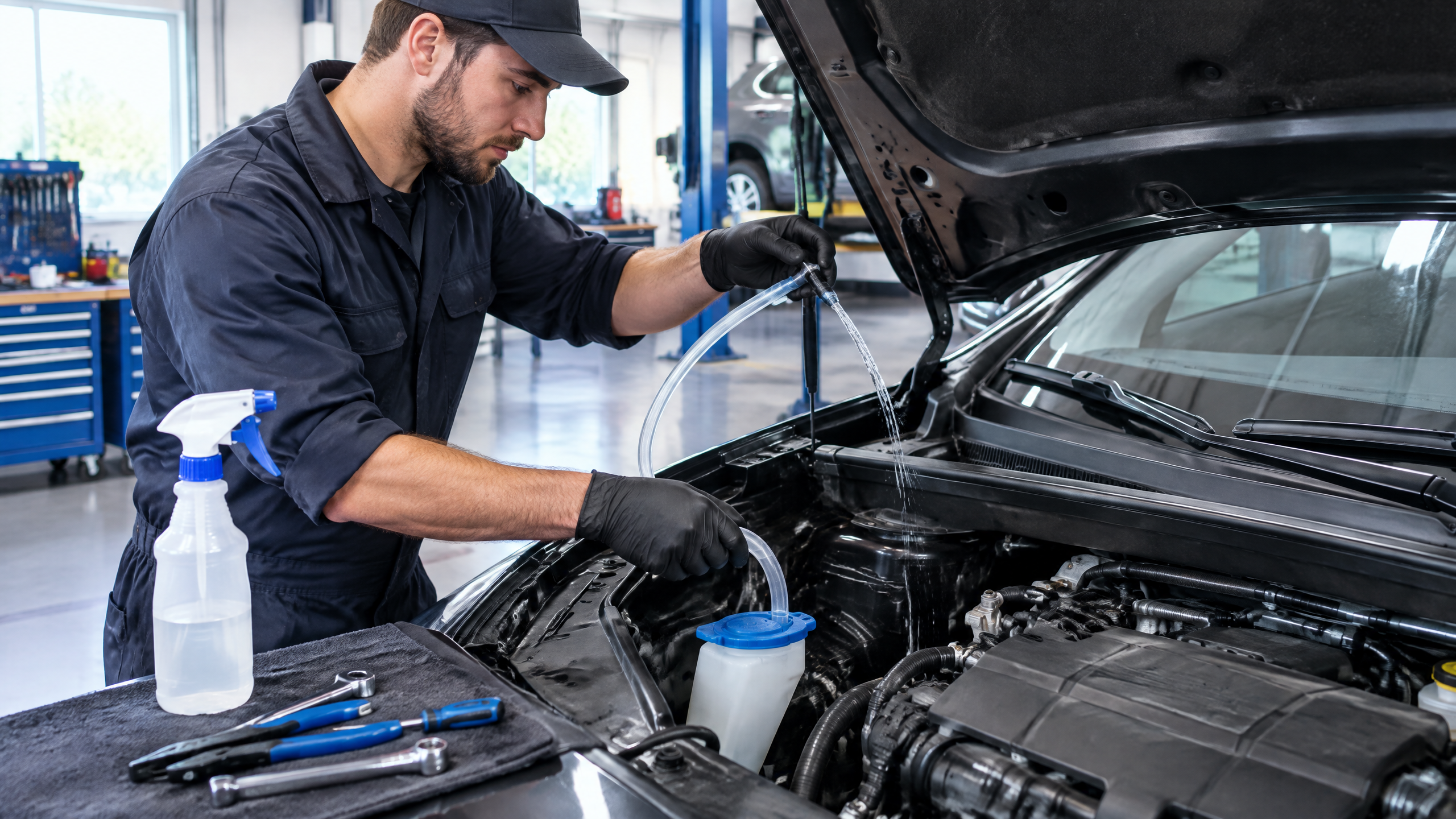How to Flush and Replace Windshield Washer Hoses and Nozzles When They Clog