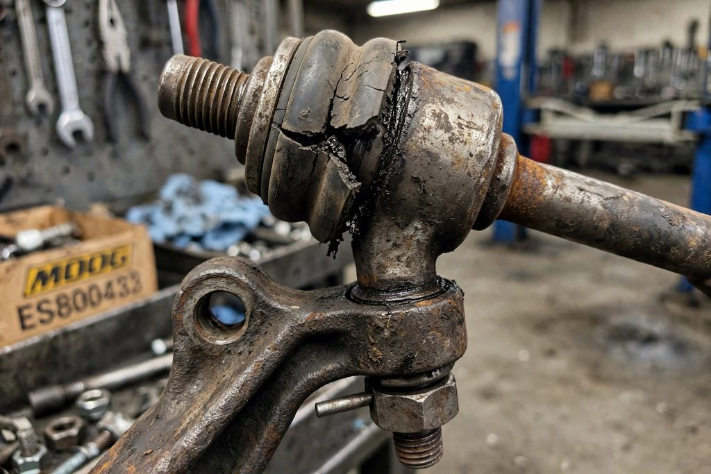 Worn Tie Rod End